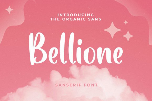 Bellione Font: Organic Handwritten Style for Editorial Design