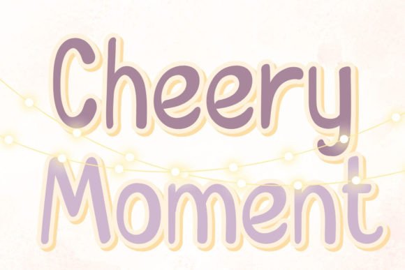 Cheery Moment Font: Adding Personality to My Café’s Brand