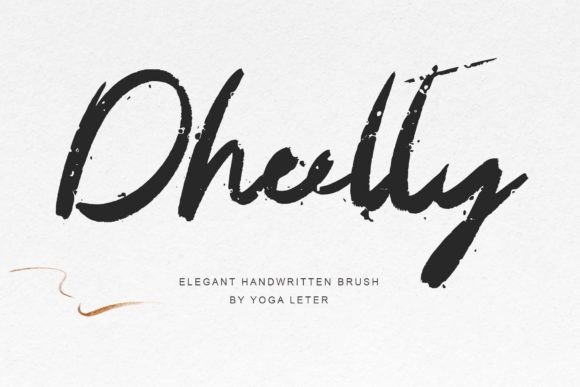 Dheelty Font: Elegant Handwritten Script for Crafters