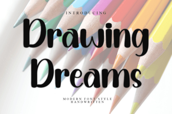 Drawing Dreams Font: A Handwritten Typeface for Small Business Branding