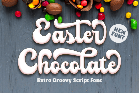 Easter Chocolate Font for Digital Branding