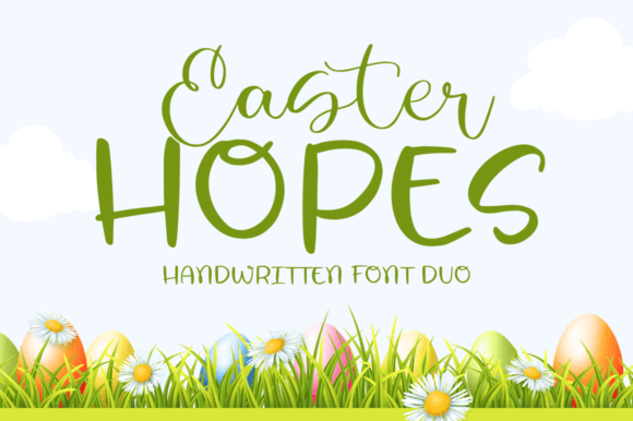 Easter Hopes Font: Whimsy for Handmade Labels