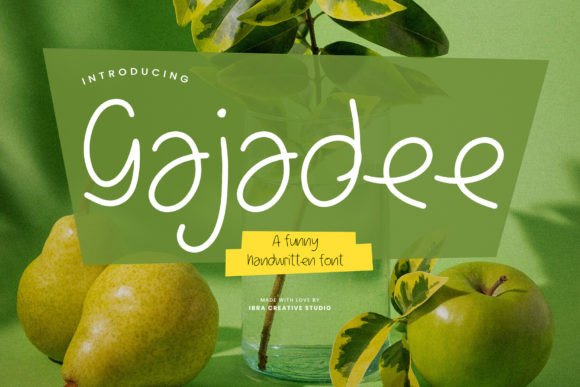 Gajadee Font: Adding Whimsy to Editorial Layouts