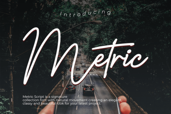 Metric Script: A Stylish Typeface for Editorial Elegance