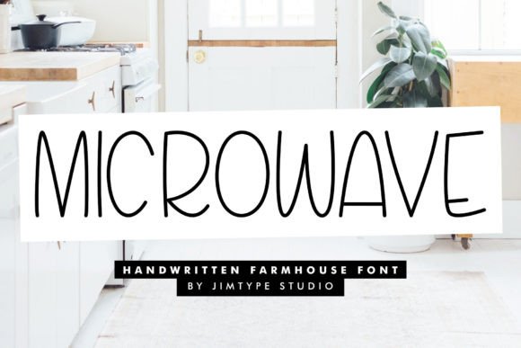 Microwave Font: A Tall Typeface for Business Branding
