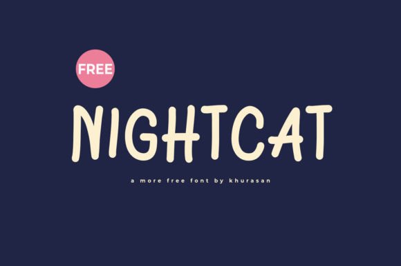 Nightcat Font: Modern Handwritten Typography for Web Design