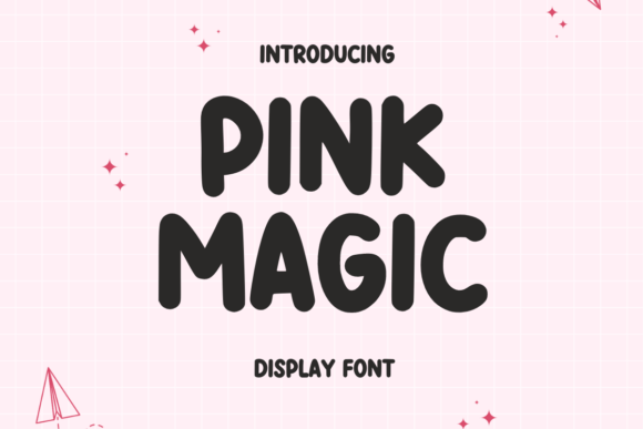 Pink Magic Font: A Playful Typeface for Branding