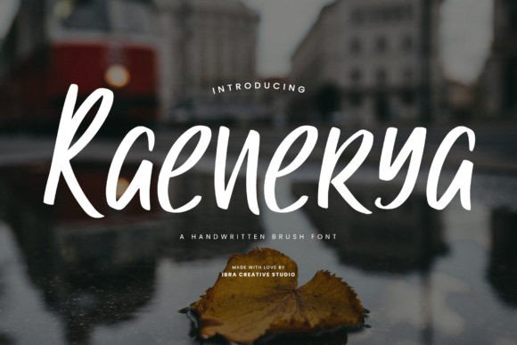 Raenerya Font: A Handwritten Typeface for Editorial Design