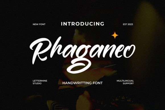 Rhaganeo Font: Elegant Script for Editorial Design