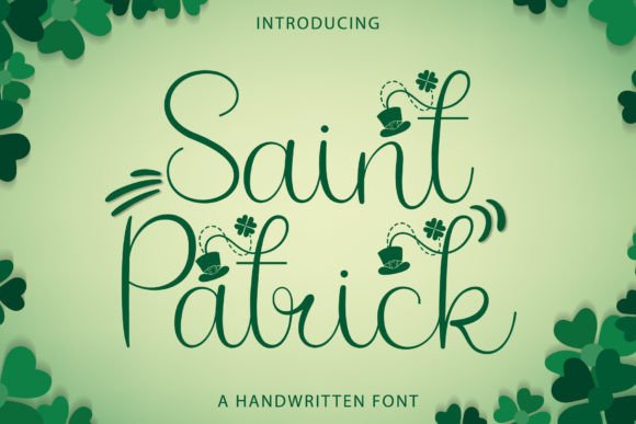 Saint Patrick Font: Elegant Script for Editorial Design