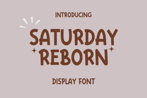 Saturday Reborn Font: Playful Handwritten Charm for Makers