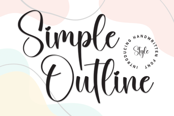 Simple Outline Font: Editorial Elegance for Modern Layouts