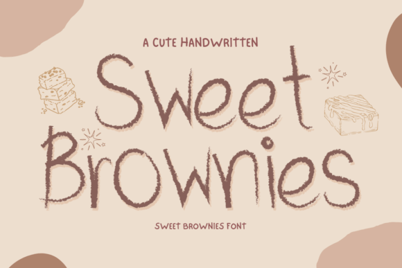 Sweet Brownies Font: Handwritten Charm for Crafters & Makers