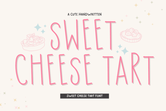 Sweet Cheese Tart: A Handwritten Font That Brings Charm to Every Craft